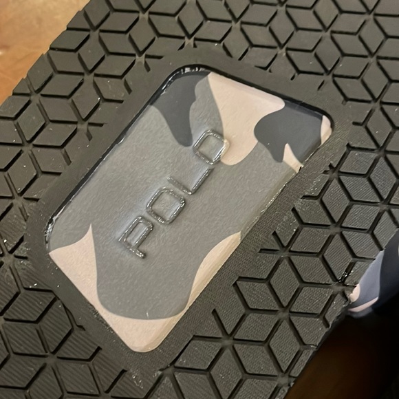 Polo Ralph Lauren Cayson Camo Skull black Slides Sandals Shoes new Mens Sizes - Picture 12 of 14